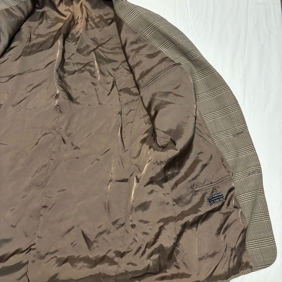 VTG Giorgio Armani Le Collezioni Blazer 42L Wool Blend Oversized Y2K Academia - Picture 5 of 10